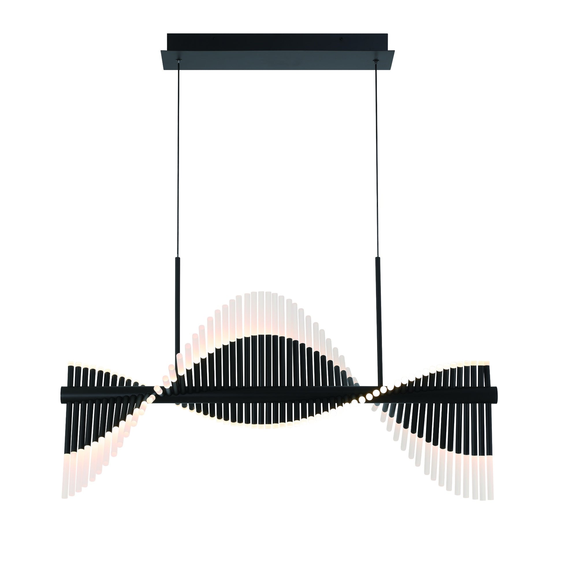 Voltik 60-Light 40" Integrated LED Linear Chandelier