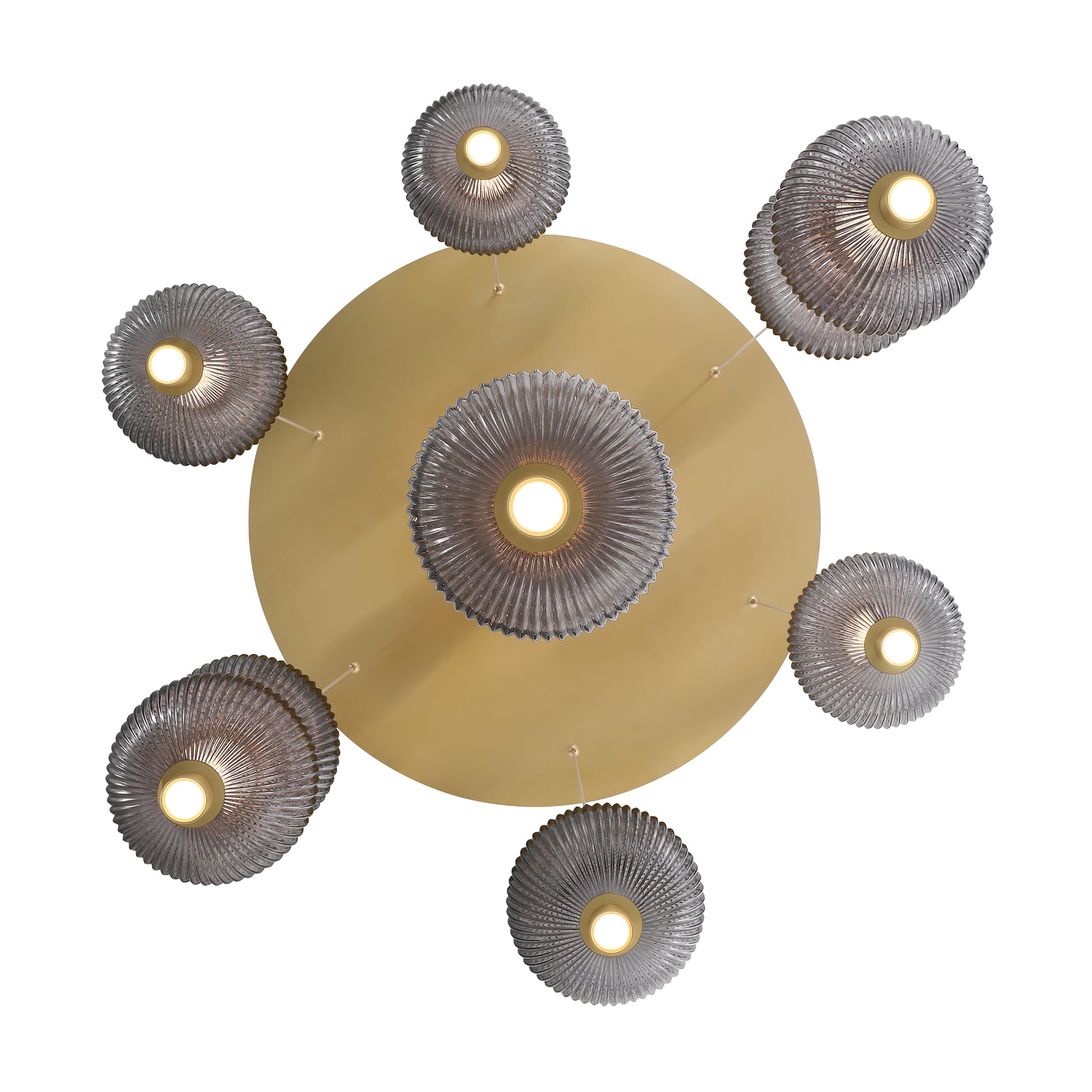Palmas 7-Light 30" Integrated LED Multi Drop Chandelier