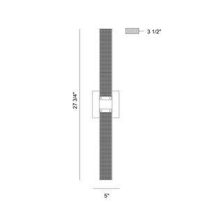 Admiral 28" Integrated LED Wall Sconce