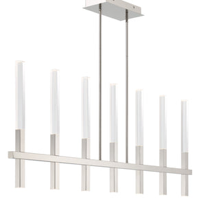 Benicio 7-Light 46" Integrated LED Linear Chandelier