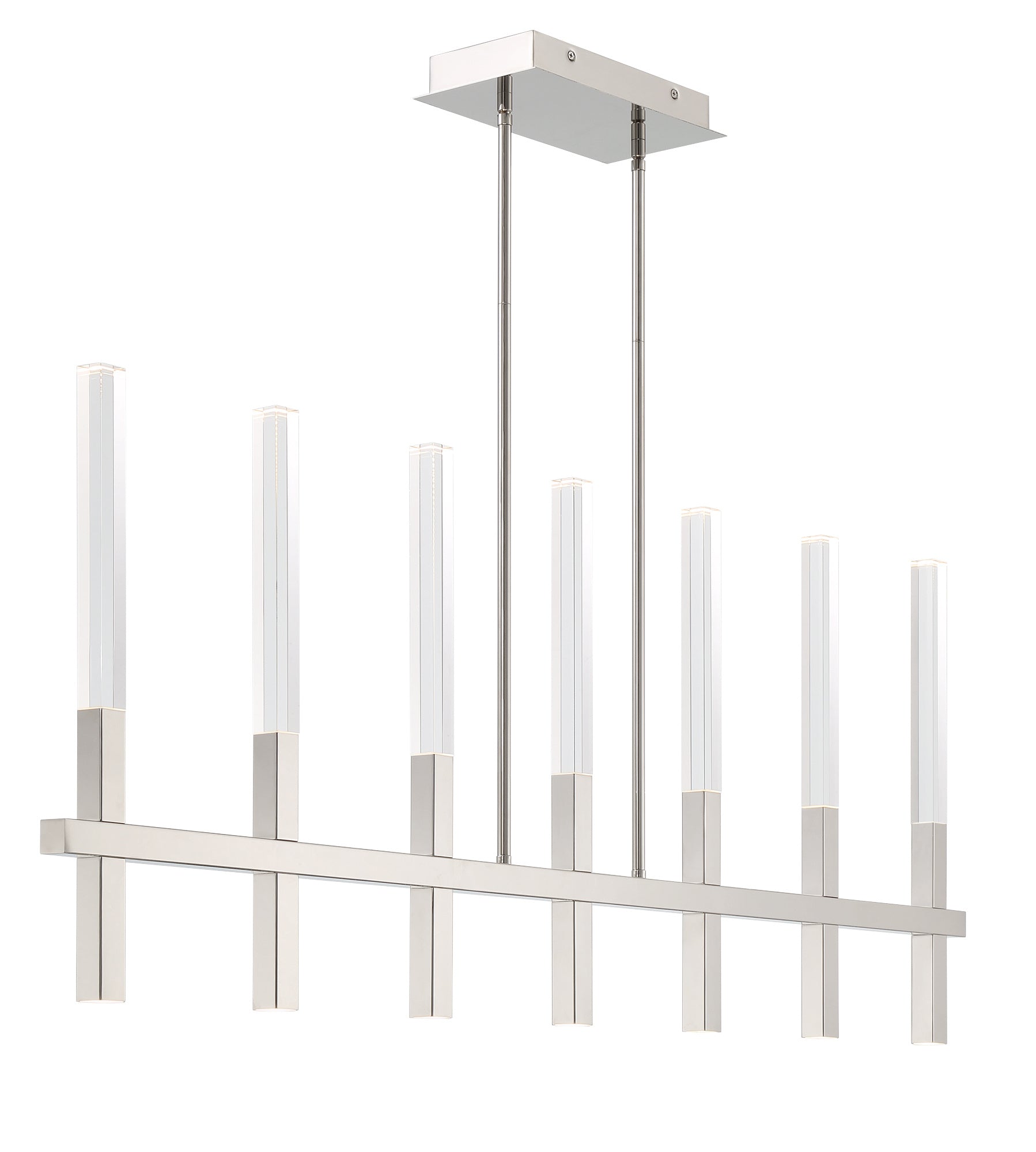 Benicio 7-Light 46" Integrated LED Linear Chandelier