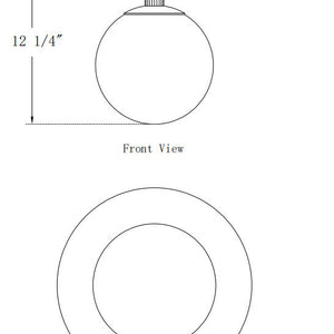 Carnagie 15" Integrated LED Flush Mount