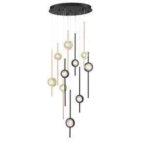 Barletta 10-Light 24" Integrated LED Multi Drop Chandelier