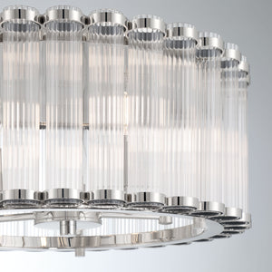 Glasbury 5-Light 18" Flush Mount