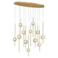 Barletta 12-Light 38" Integrated LED Multi Drop Chandelier
