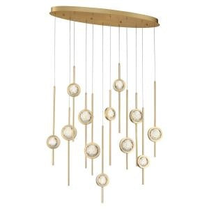 Barletta 12-Light 38" Integrated LED Multi Drop Chandelier