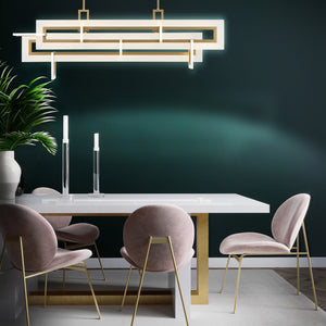 Inizio 55" Integrated LED Linear Chandelier