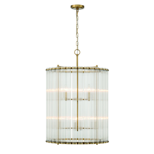 Glasbury 2-Tiers 8-Light 27" Chandelier