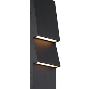 Nanton 2-Light 19" Integrated LED Outdoor Wall Sconce