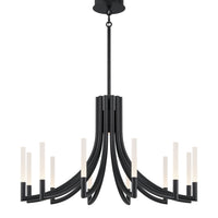 Olette 12-Light 36" Integrated LED Chandelier