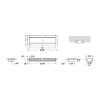 FORMLINK 3FT Aluminum extrusion Recessed