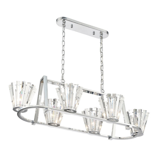 Ricca 6-Light 45" Chandelier