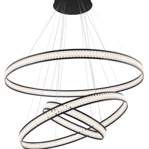 Forster 3-Tiers 3-Light 60" Integrated LED Grand Chandelier