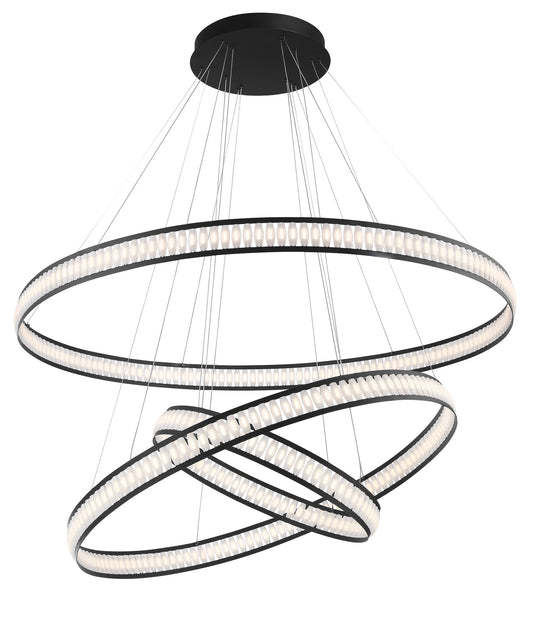 Forster 3-Tiers 3-Light 60" Integrated LED Grand Chandelier