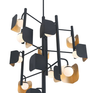 Cornice 12-Light 42" Integrated LED Chandelier