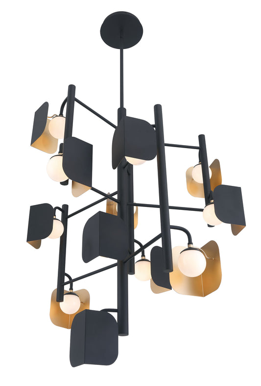 Cornice 12-Light 42" Integrated LED Chandelier