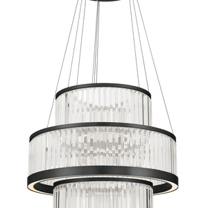 Empra 3-Tiers 3-Light 35" Integrated LED Grand Chandelier