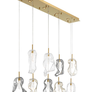 Norah 9-Light 51" Integrated LED Linear Chandelier