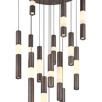 Ronda 15-Light 32" Integrated LED Multi Drop Chandelier