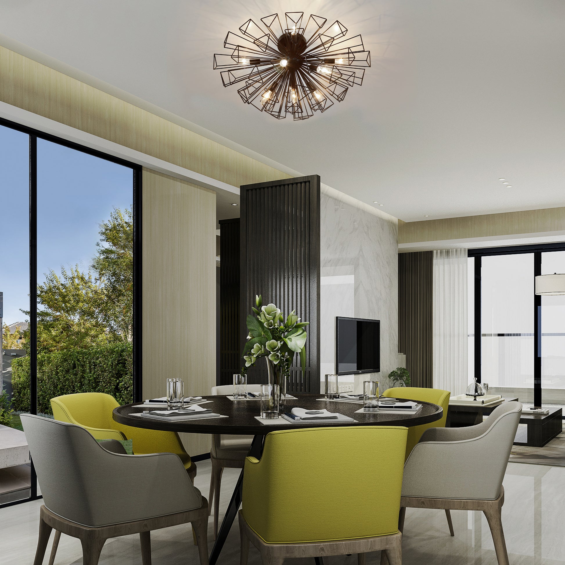 Dendelio 9-Light 30" Chandelier