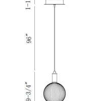Palmas 10" Integrated LED Mini Pendant