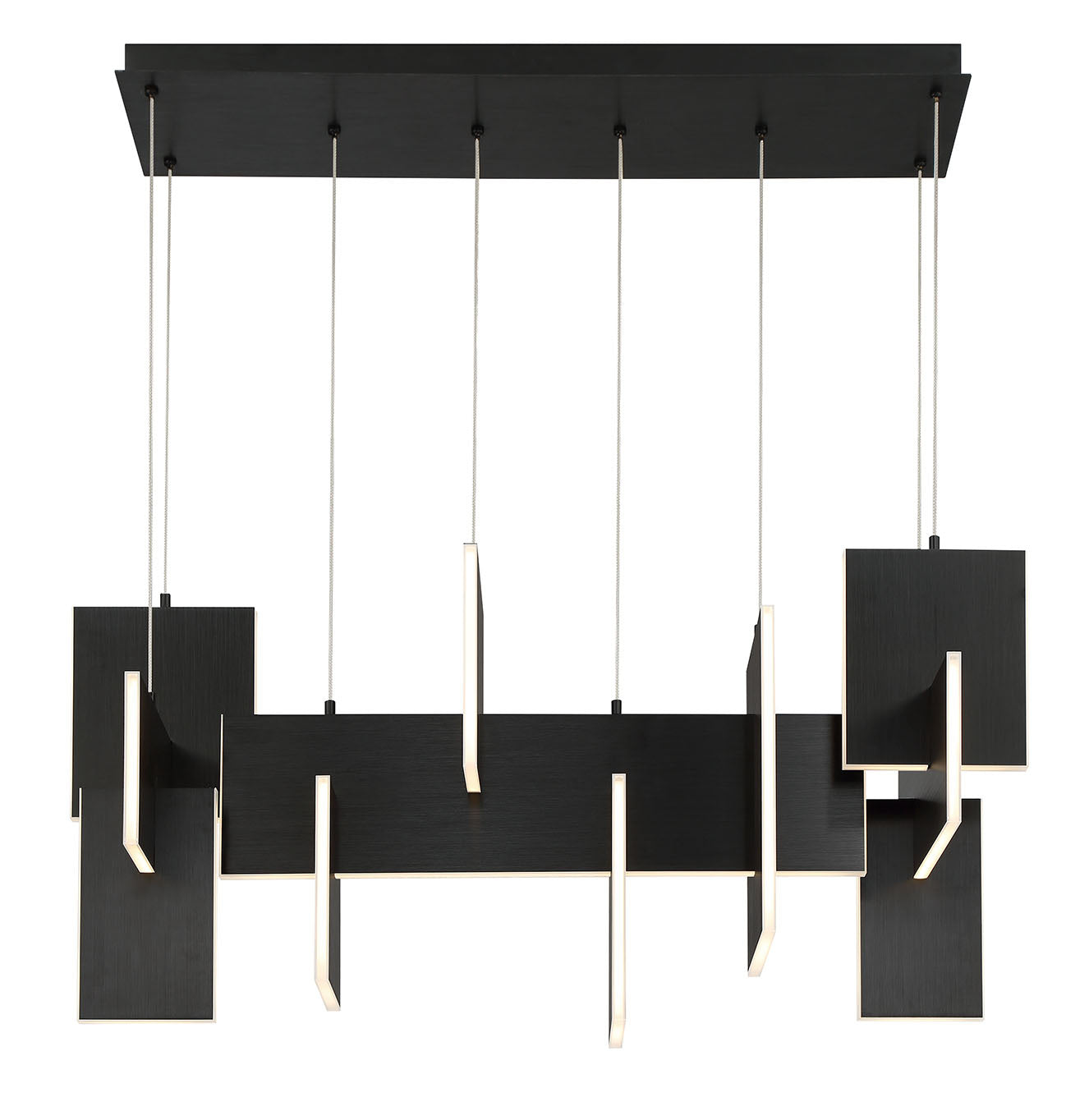 Coburg 3-Light 42" Integrated LED Linear Chandelier