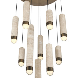 Cambre 10-Light 22" Integrated LED Multi Drop Chandelier