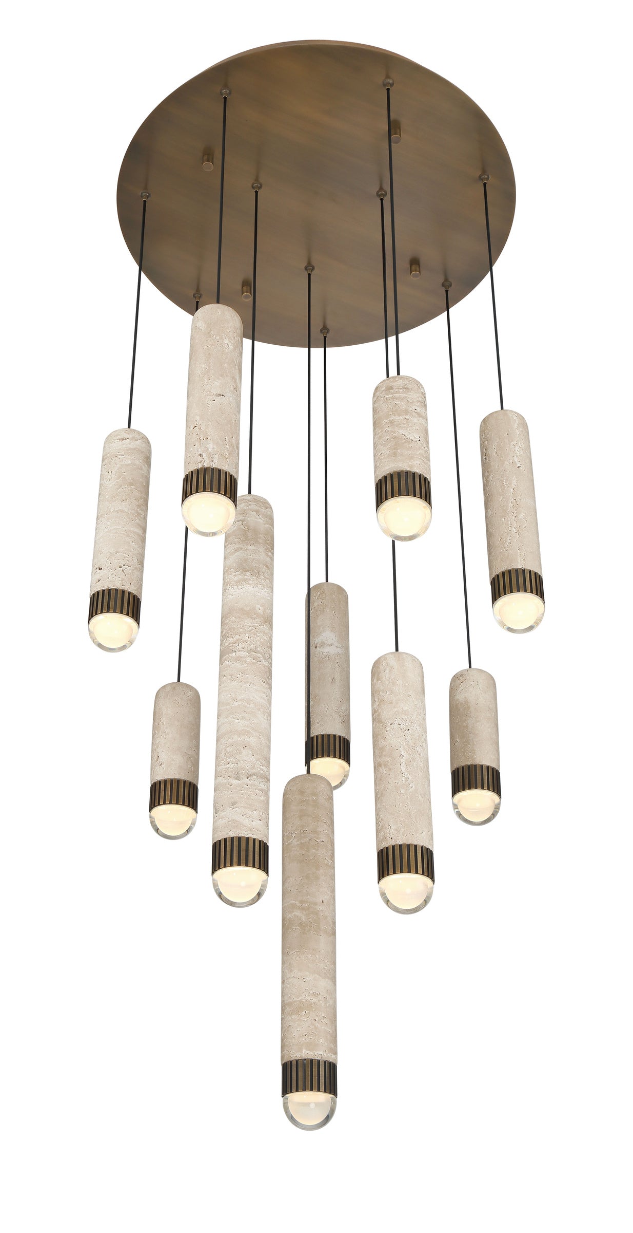 Cambre 10-Light 22" Integrated LED Multi Drop Chandelier