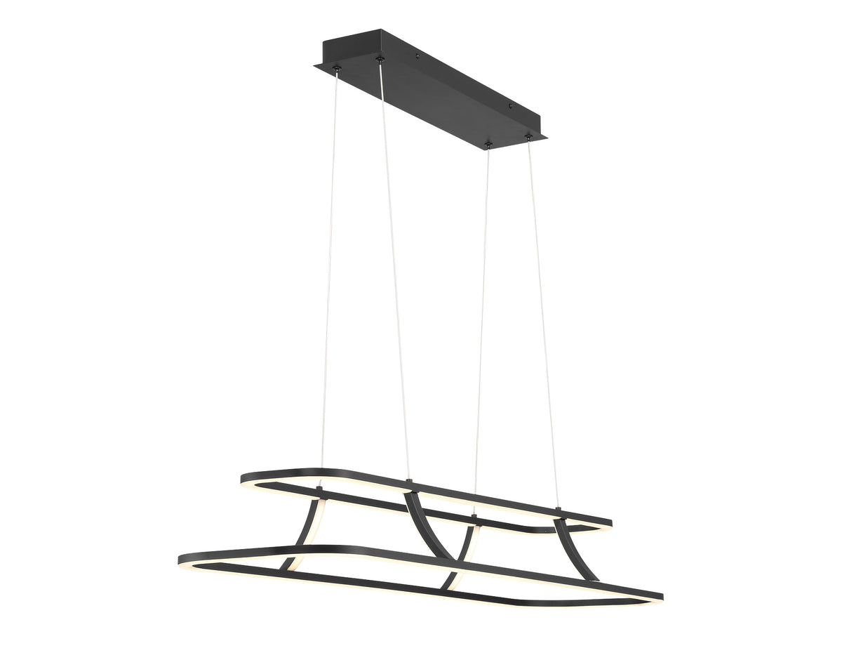 Cadoux 44" Integrated LED Linear Chandelier