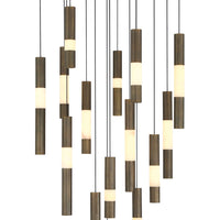 Ronda 15-Light 32" Integrated LED Multi Drop Chandelier