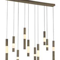 Ronda 10-Light 50" Integrated LED Linear Chandelier