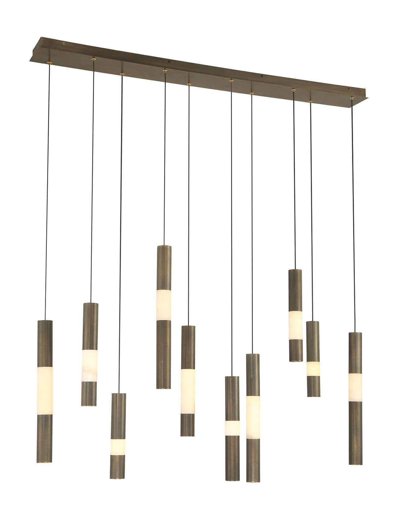 Ronda 10-Light 50" Integrated LED Linear Chandelier