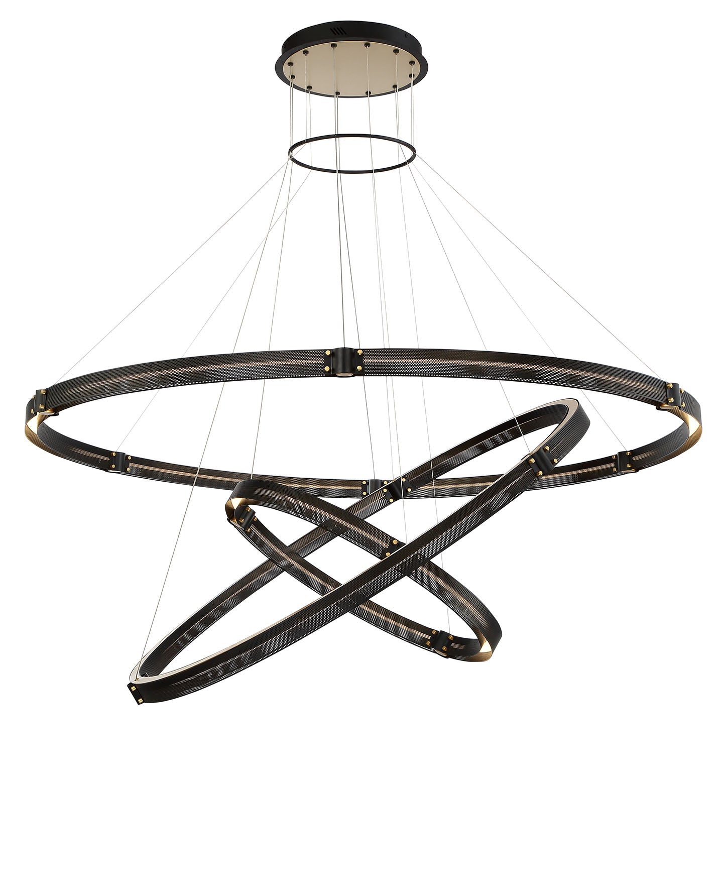 Admiral 3-Tiers 3-Light 62" Integrated LED Grand Chandelier