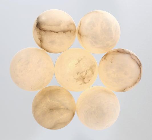 Kepler 7-Light 18" Integrated LED Multi Drop Chandelier