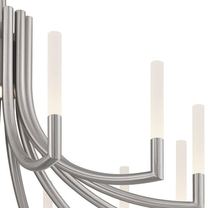 Olette 12-Light 36" Integrated LED Chandelier