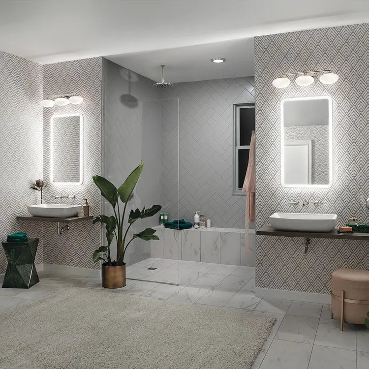Signature Mirror LED 19.75" W x 35.5" H x 19.75" L x 0.67" D