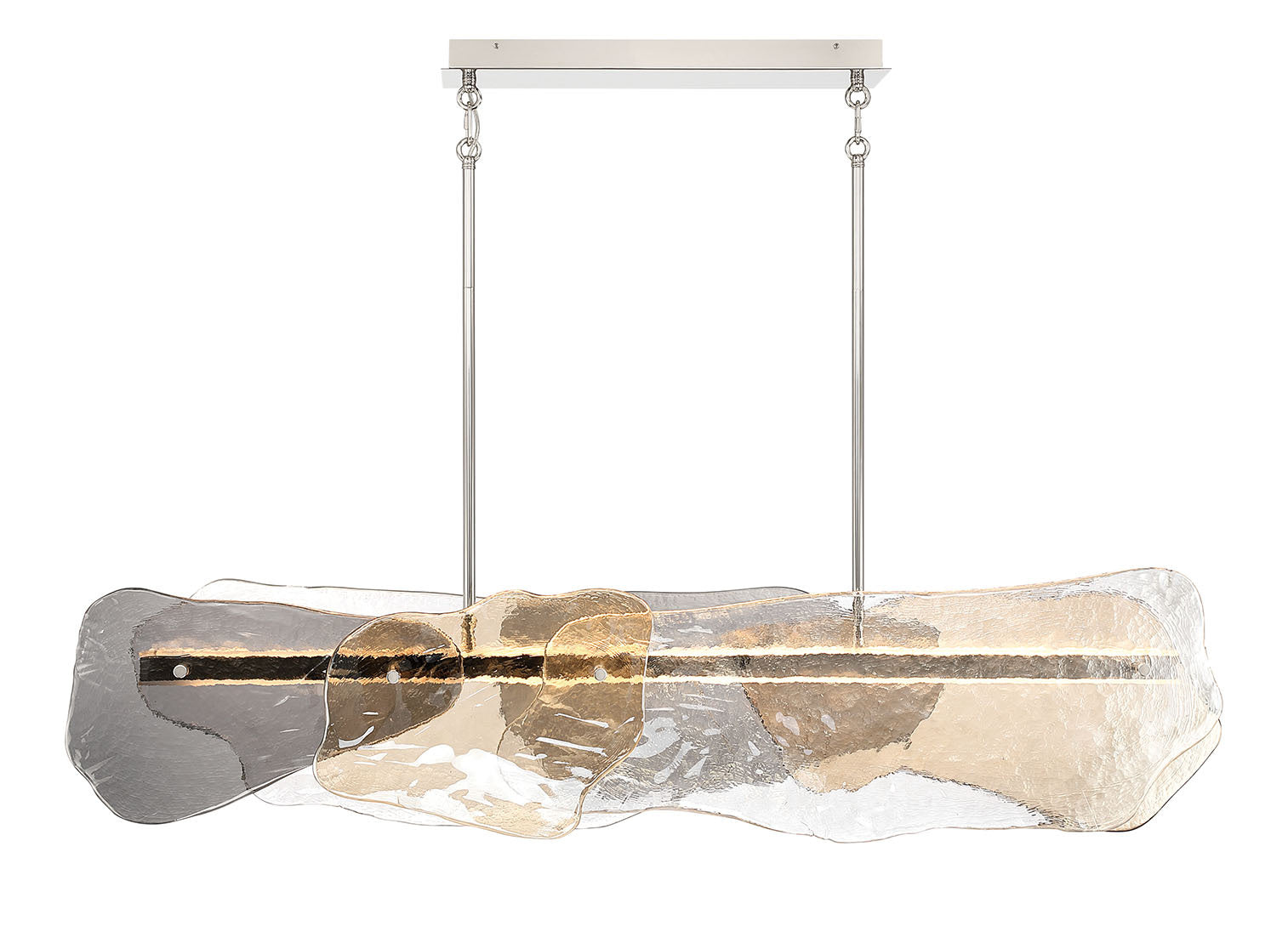 Grotto 58" Integrated LED Linear Chandelier