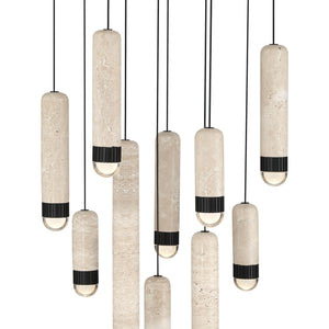 Cambre 10-Light 22" Integrated LED Multi Drop Chandelier