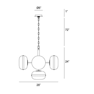 Nottingham 5-Light 28" Chandelier