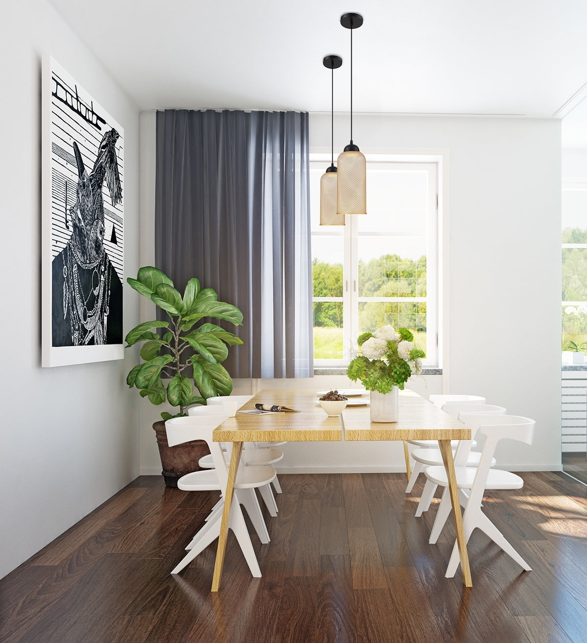 Kenmore 14" Integrated LED Pendant