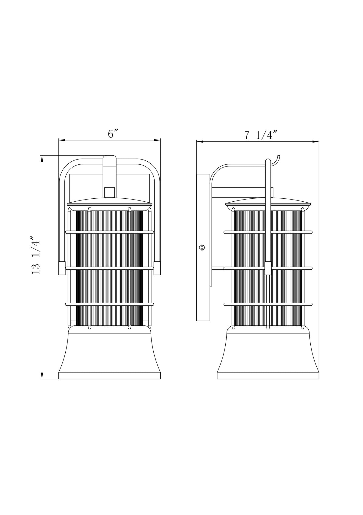 Rivamar 13" Outdoor Wall Lantern