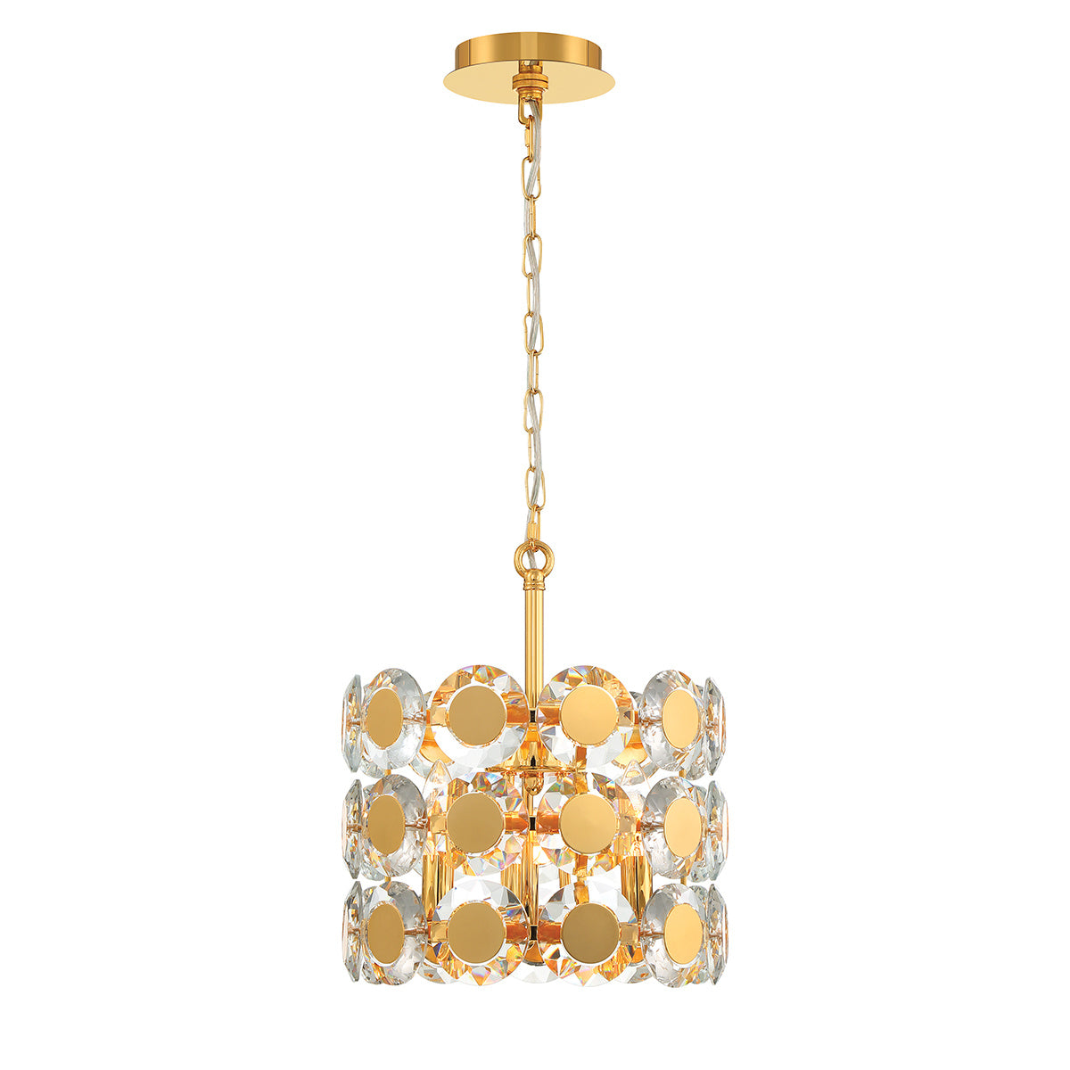 Perrene 3-Light 14" Pendant Chandelier