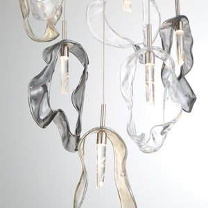 Norah 12-Light 24" Integrated LED Multi Drop Chandelier