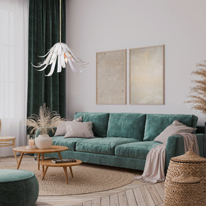 Kagra 3-Light 24" Pendant Chandelier