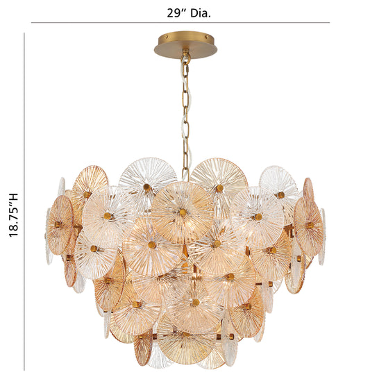 Sue-Anne 12-Light 29" Chandelier