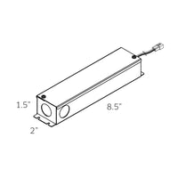 Driver 12W 12V DC Dimmable LED Hardwire driver