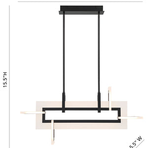 Inizio 33" Integrated LED Chandelier