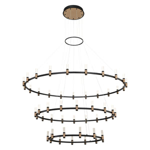 Albany 3-Tiers 51-Light 60" Integrated LED Grand Chandelier