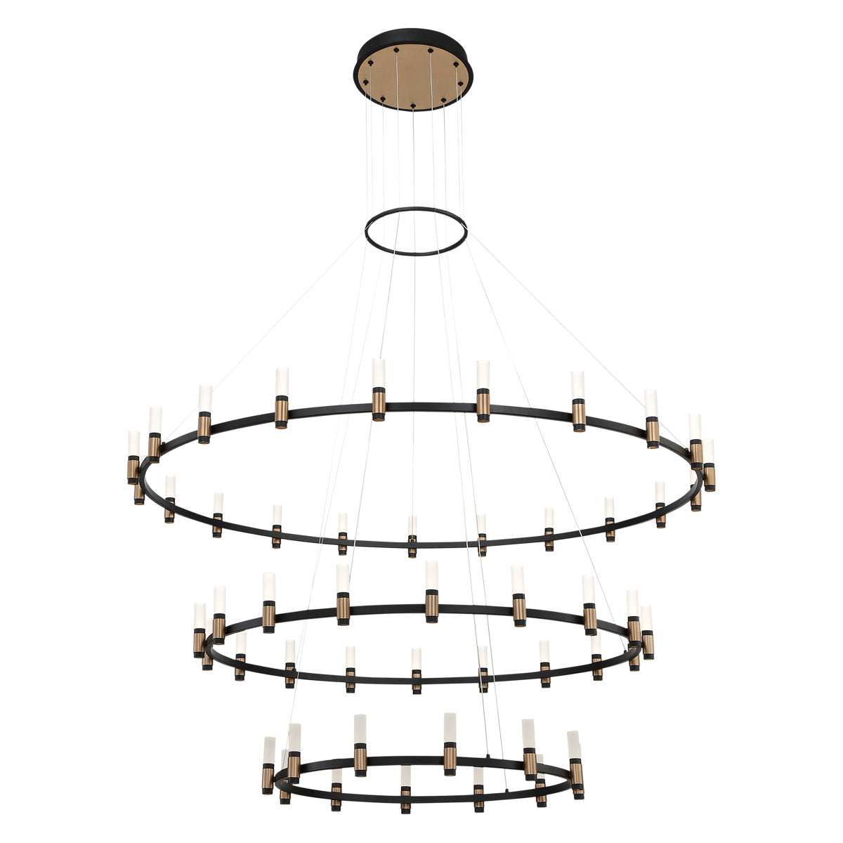 Albany 3-Tiers 51-Light 60" Integrated LED Grand Chandelier