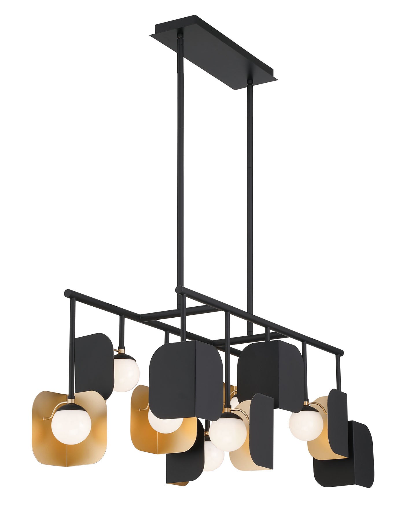 Cornice 10-Light 45" Integrated LED Linear Chandelier